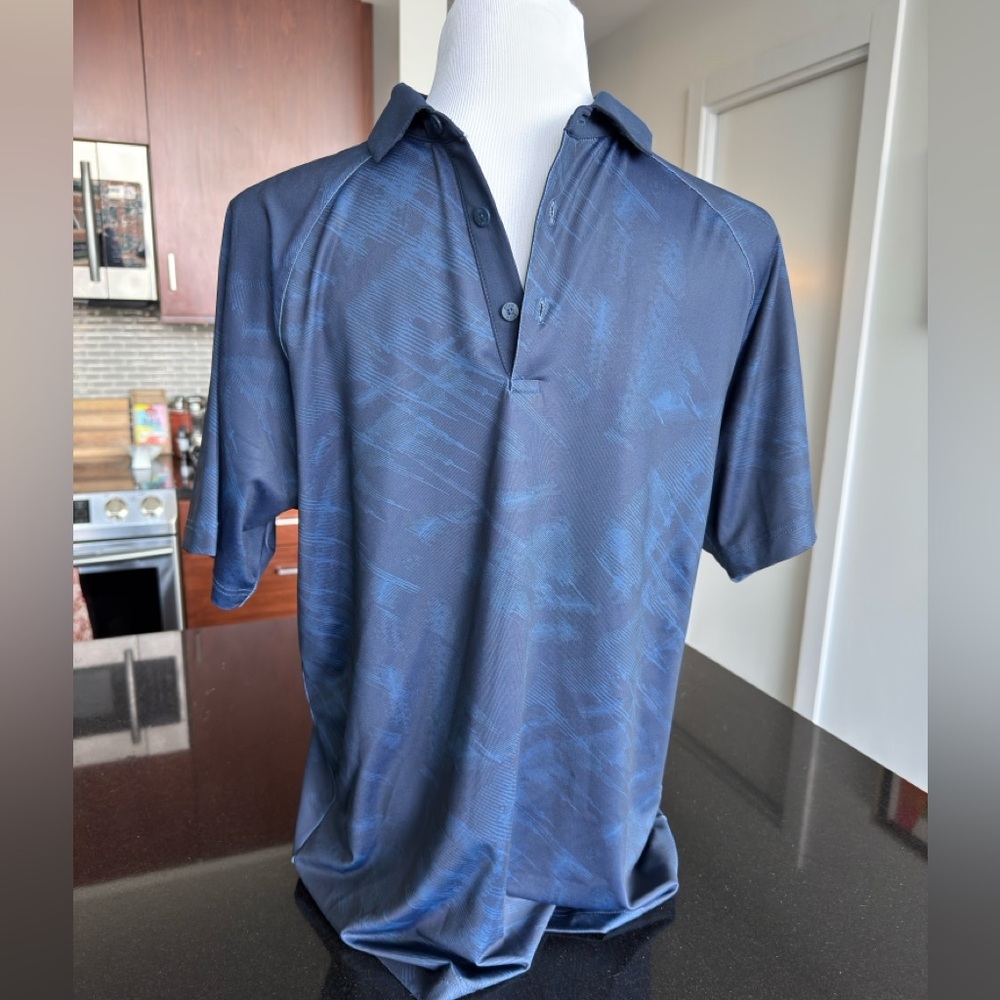 Prince Navy Performance Tennis Polo Medium | NWT | Moisture-Wicking